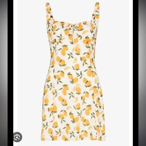 Reformation Jordy Dress in Lemonade